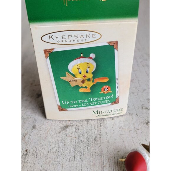 Hallmark up to tweetop Tweety Bird vintage ornament Xmas miniature - Picture 6 of 6